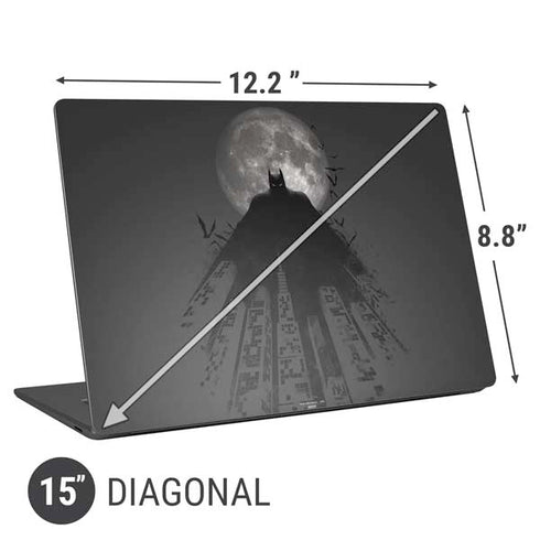 DC Comics Batman On City with Moon Art Universal Laptop 15in (12.2 x 8.8in) Skin